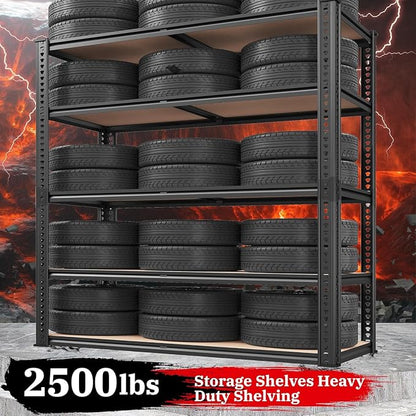 REIBII 40" W Storage Shelves Load 2500Lbs - Image 7