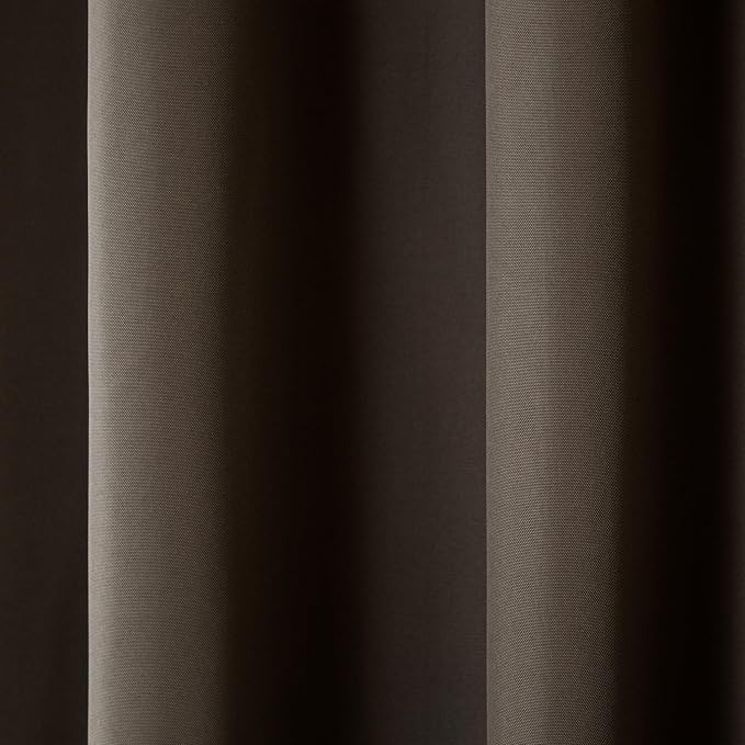 TOWN & COUNTRY BASICS Cabana Solid Heavyweight Indoor Outdoor Curtains - Image 4