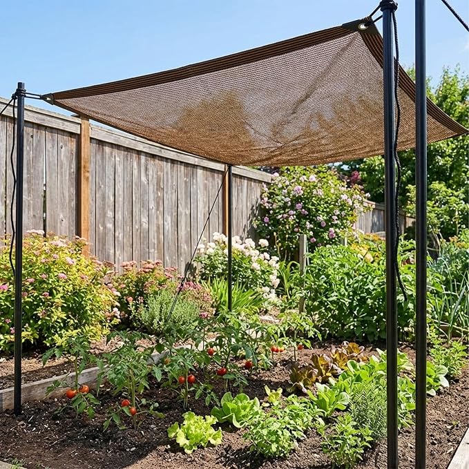 Shade Cloth for Garden, 80% Shade Cloth for Plants, Mesh Tarp, Patio Covers for - Image 8
