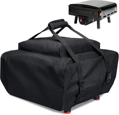 Waterproof Carry Cover for Blackstone (Leggero) Pizza Oven 2238 2379 5967, Tabletop Pizza Oven Accessories, Windproof with Bottom Drawstrings, UV Resistant with Heavy-Duty 600D PVC Fabric (Cover Only)