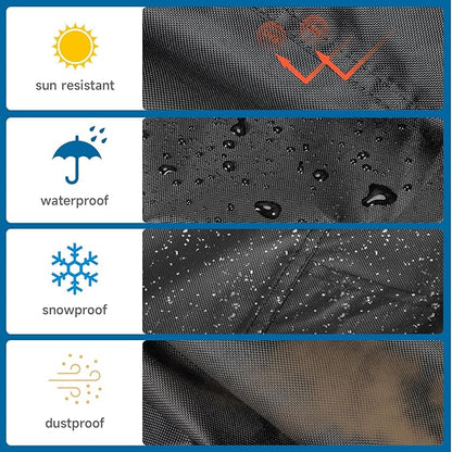 5 Burner Infrared Gas Grill Cover for Charbroil Medallion Series, Heavy Duty Modular Outdoor Kitchen Grill Cover, Waterproof & Dustproof 5-Burner Propane Griddle Covers，53" x 27" x 48"