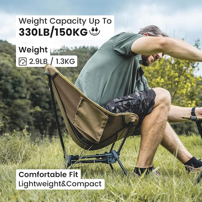 ONETIGRIS Tigerblade Camping Chair, Lightweight Folding Backpacking Hiking Chair - Image 8