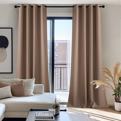 NICETOWN Curtain for Living Room 108 inches Long, UV Blocking Thermal Curtains - Image 7