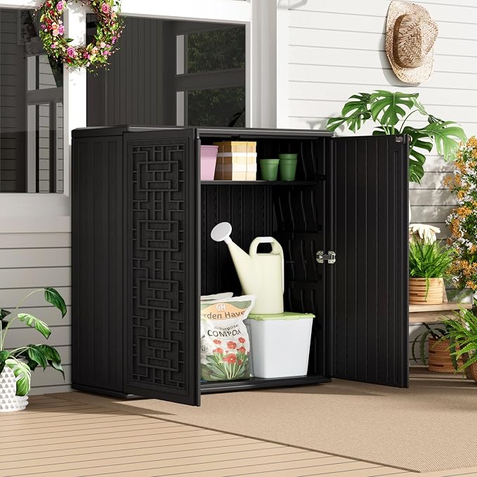 HOMSPARK Indoor/Outdoor Storage Cabinet - Image 2