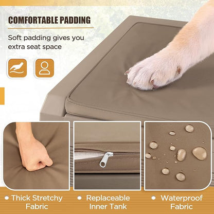 Devoko 100 Gallon Resin Waterproof Outdoor Storage Box - Image 3