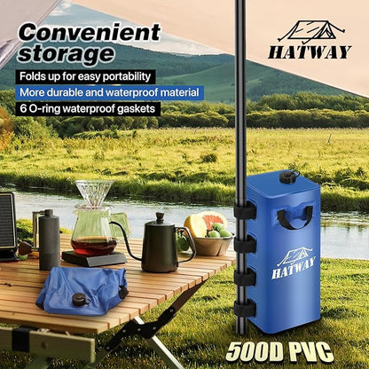 Canopy Water Weight Bag,220 LBS Water Tent Weights Set of 4 Leg Weights for Pop Up Canopy,Gazebo,Canopies,Tent-4 * 25L-Blue