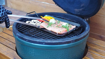 Grill Topper BBQ Grilling Matte Black Pan/Tray 5-Pcs Value Pack