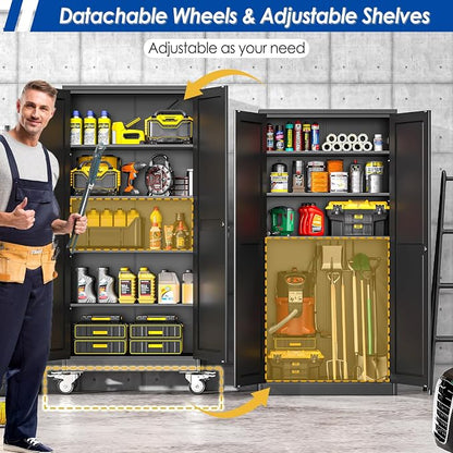 GAIOUS Metal Garage Storage Cabinet - Image 3