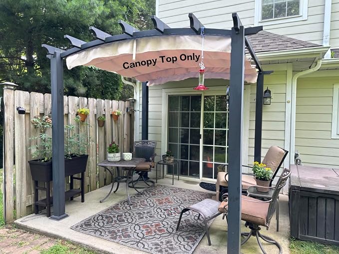 Pergola Shade Cover Replacement Canopy Top Compatible - Image 2