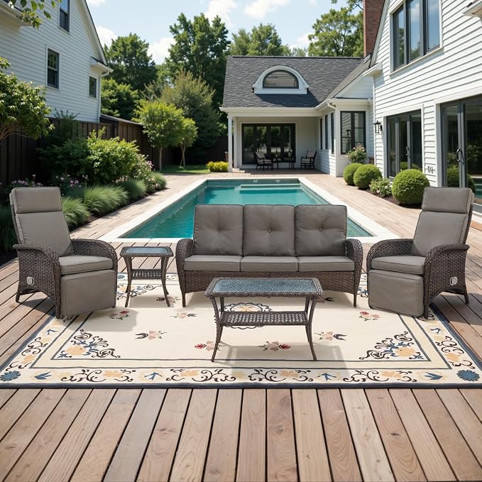 5 Piece Patio Furniture Set by Belord