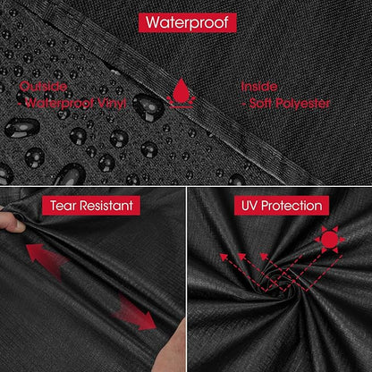 Unicook Griddle Cover for Blackstone 36 Inch ProSeries Grills, Outdoor 70 Inch Flat Top BBQ Grill Cover for 4 Burner Cooking Station, Unique UV Resistant Waterproof Vinyl with Polyester Lining