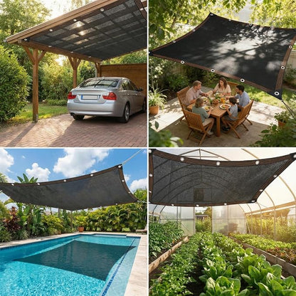 12 x 20 FT Shade Cloth for Garden, 90% Mesh Tarp - Image 7
