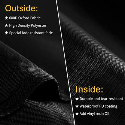 SUPJOYES Grill Cover for Weber Q Series Grills, Portable BBQ Cover for Weber Q1200, Q1000 and Q100 Series
