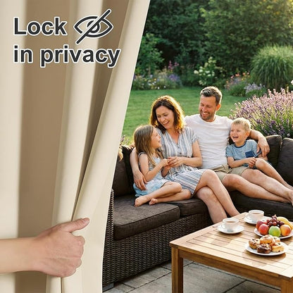 RYB HOME 2 Panels Outdoor Curtains - Image 6