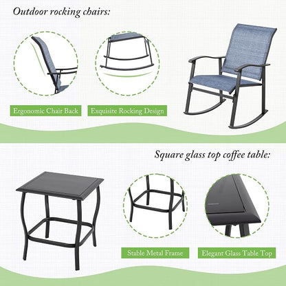 Shintenchi Rocking Chair Outdoor - Image 5