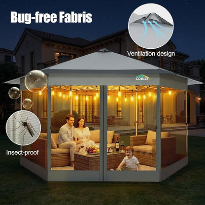 COBIZI 16x16 Pop Up Gazebo Tent - Image 6