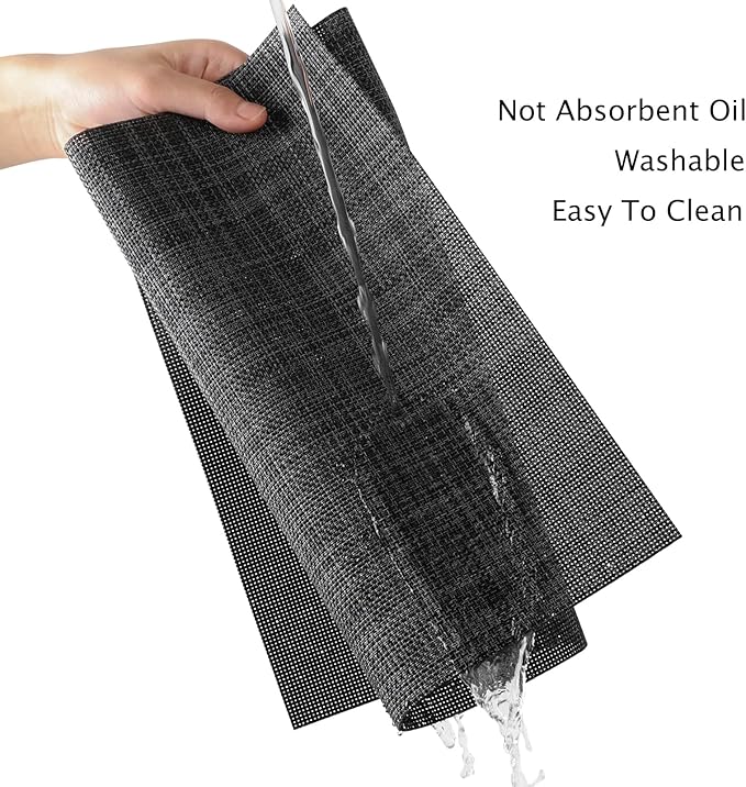 Myir JUN Table Runner, Vinyl Table Runner Indoor 55 Inch Long Arbitrarily Cropped Runner for Table Heatproof for Home Party (Dark Gray-Black, 12 x 55 inch)