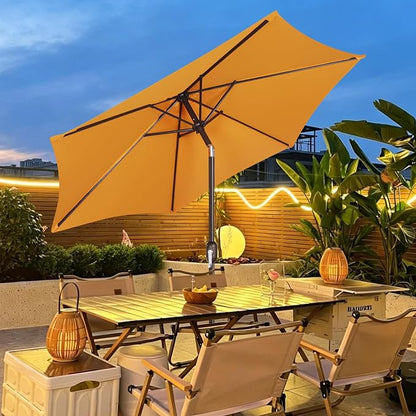 7.5 ft Patio Umbrella, Yard Umbrella, Outdoor Market Umbrella - Image 9