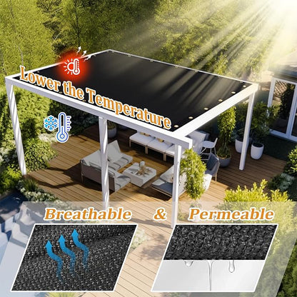 Shade&Beyond Customized Size 4' X 23' Shade Cloth - Image 2