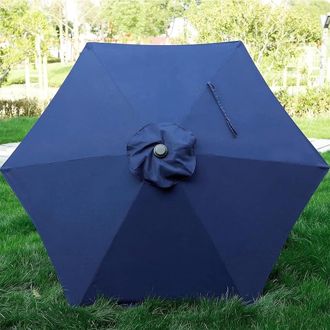 7.5 ft Patio Umbrella, Yard Umbrella, Outdoor Market Umbrella - Image 5
