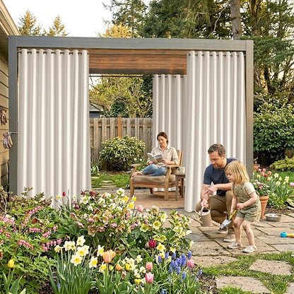 Waterproof Outdoor Curtain W105 x L95 - Image 2