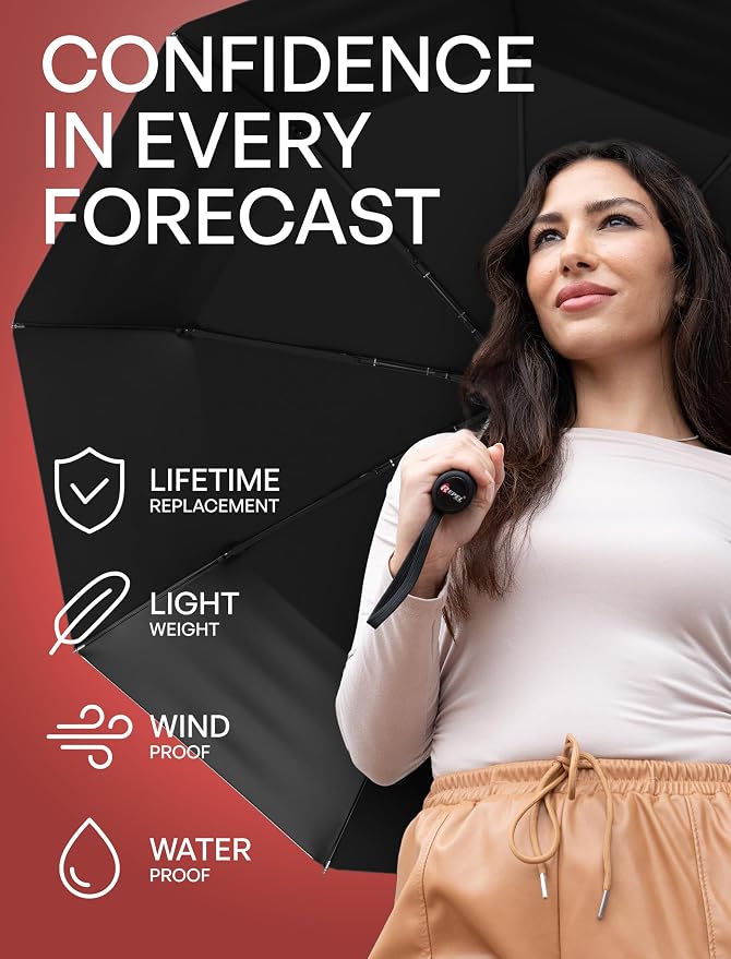 Windproof Travel Umbrella - Image 3