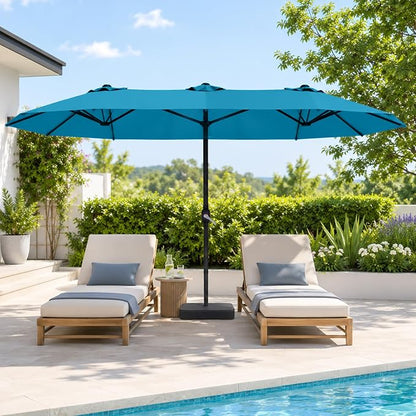 DomeShade 15FT Extra Large Patio Umbrella - Image 4