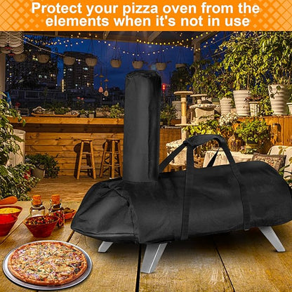 tonhui Pizza Oven Cover for Aidpiza 12'' Wood Pellet Pizza Oven, Outdoor Portable Oven Cover Weather Resistant, Pizza Oven Accessories