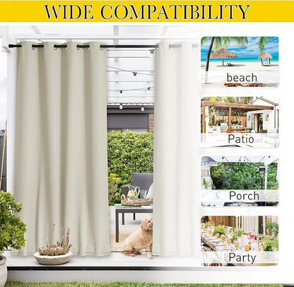 NICETOWN Windproof Outdoor Curtains - Image 6
