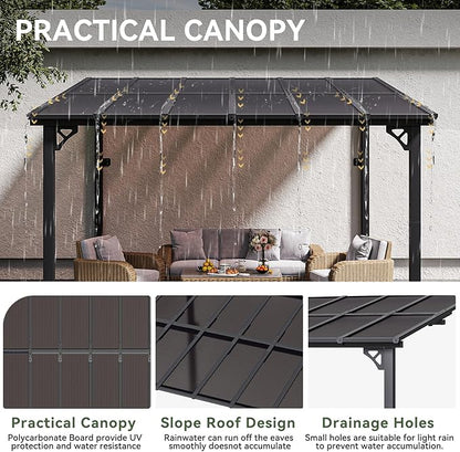 Aoxun 12’x10’ Gazebo for Patio, Gazebo Pergola - Image 6