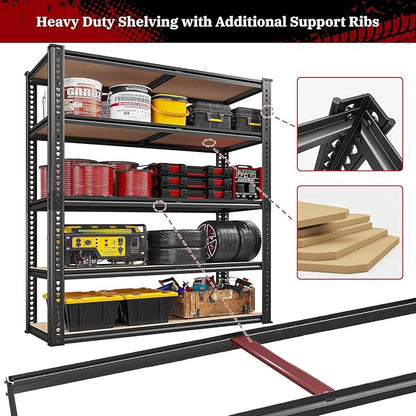 REIBII 40" W Storage Shelves Load 2500Lbs - Image 3