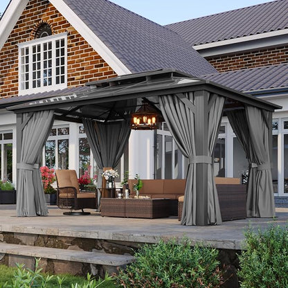 Aoxun 10'x14' Hardtop Gazebo - Image 3