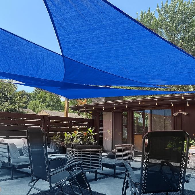 LOVE STORY 16' x 16' x 16' Triangle Sun Shade Sail by LOVESTORY