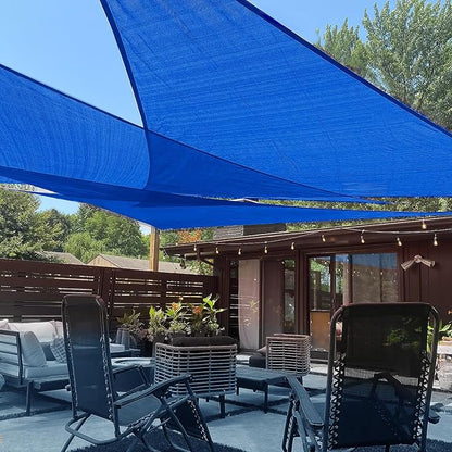 LOVE STORY 16' x 16' x 16' Triangle Sun Shade Sail by LOVESTORY