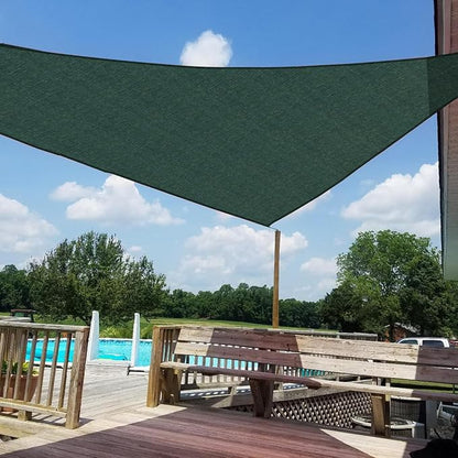 Windscreen4less 11' x 11' x 11' Sun Shade Sail Triangle Outdoor Canopy Cover UV - Image 6