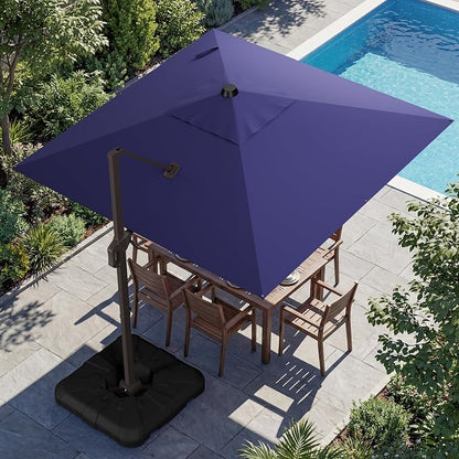 10x10FT Cantilever Outdoor Umbrella by ZLACUIU