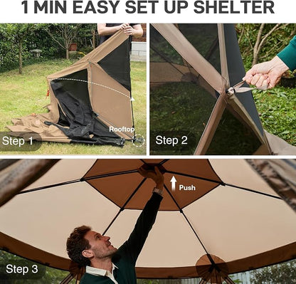 EVER ADVANCED Pop up Screen House Tent - Image 6