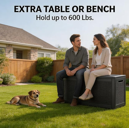 320 Gallon Resin Deck Box, Package Delivery Box - Image 8