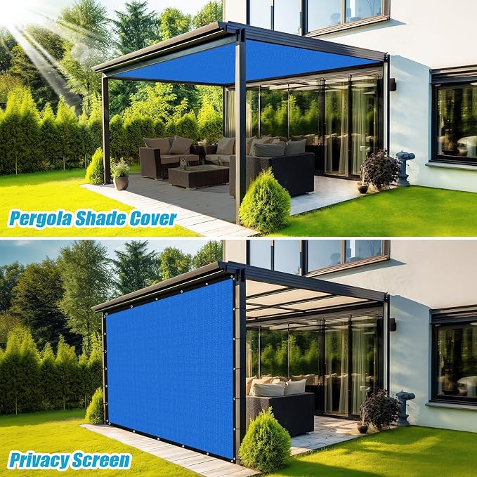 Amagenix 90% Pergola Shade Cover 4' X 4' Sun Shade Cloth - Image 5