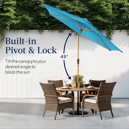 Best Choice Products 10ft Market Umbrella, Outdoor Sun Shade - Image 4