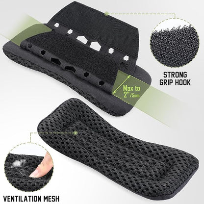 WYNEX Shoulder Strap Pad for Vest Carrier, 2 Pack Tactical Plate Shoulder Pads Strap Cushion Vest Accessories Shoulder Pads Soft Mesh Pads with Tactical Gear for Men