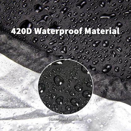 Personalized Outdoor Cover for Griddle Grill, Waterproof& Dustproof Cover for Protecting Patio Outdoor Grill, Customized Size,Black
