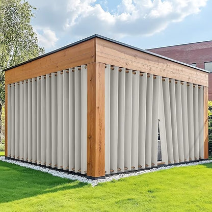 HDCAXKJ Waterproof Outdoor Curtains by HDCAXKJ