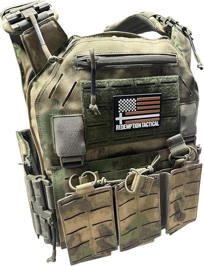 Redemption Crusader 2.0 Molle Quick Release Buckles Airsoft Vest With Adjustable Size Sides And Triple Pouch