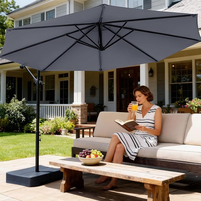 10FT Outdoor Patio Umbrella - Image 5