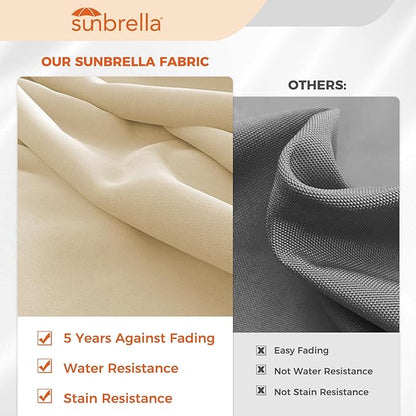 Grand patio 12FT Sunbrella Cantilever Round Umbrella - Image 2
