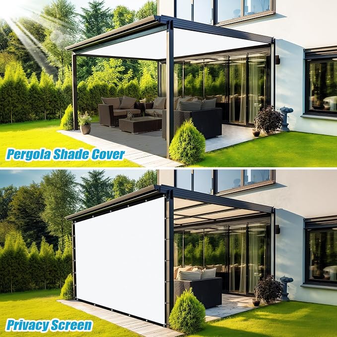 Amagenix 90% Pergola Shade Cover 4' X 6' Sun Shade Cloth - Image 4