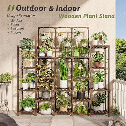 GENTINGBRO Plant Stand Indoor Outdoor 63" Tall Plant Shelf - Image 3