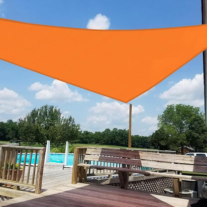 Windscreen4less 6' x 6' x 6' Sun Shade Sail Triangle Outdoor Canopy Cover UV by Windscreen4less