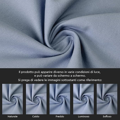 Encasa XO Table Runner 13"x94" Long | Cotton Canvas Fabric | B Grey Solid Color | Machine Washable & Durable